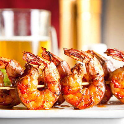 Grilled shrimps - Chez Toni